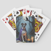 Jeu De Cartes Cane Corso Chien Whimsical Halloween Peinture (dos)