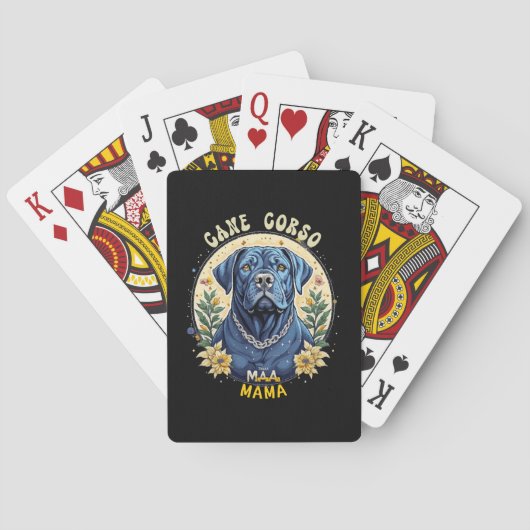 Jeu De Cartes Cane Corso Maman (dos)