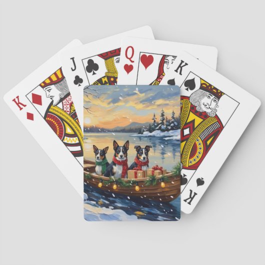 Jeu De Cartes Cane Corso Noël Bateau Fêtes (dos)