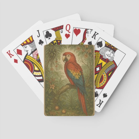 Jeu De Cartes Canopy Sentinel - Le Scarlet Macaw (dos)