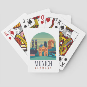 Jeu De Cartes Canvas Allemagne Munich