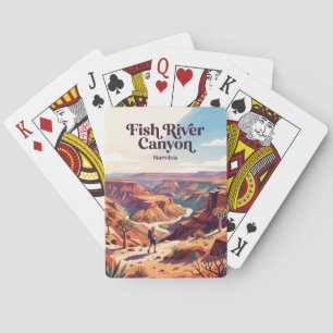 Jeu De Cartes Canyon de la rivière Fish Namibie
