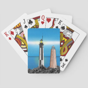 Jeu De Cartes Cape Henry Lighthouse Virginia Chesapeake Bay