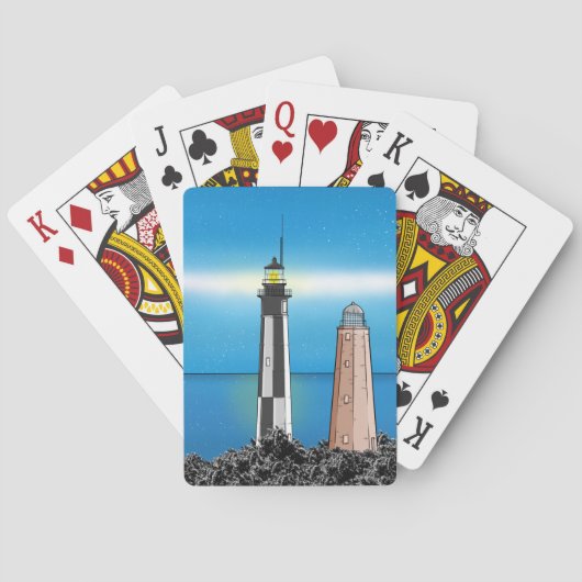 Jeu De Cartes Cape Henry Lighthouse Virginia Chesapeake Bay (dos)