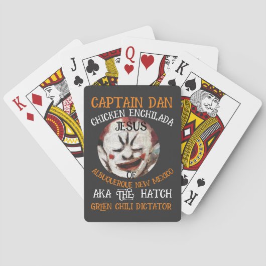 JEU DE CARTES CAPITAINE DAN CHICKEN ENCHILADA JESUS ALBUQUERQUE  (dos)