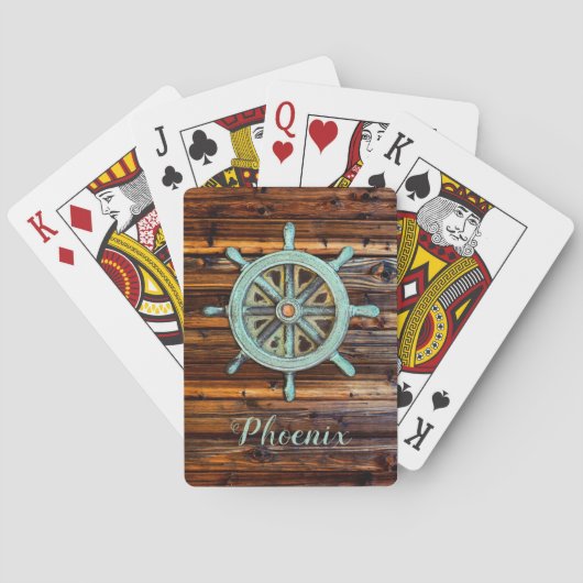 Jeu De Cartes Capitaine Wheel (dos)