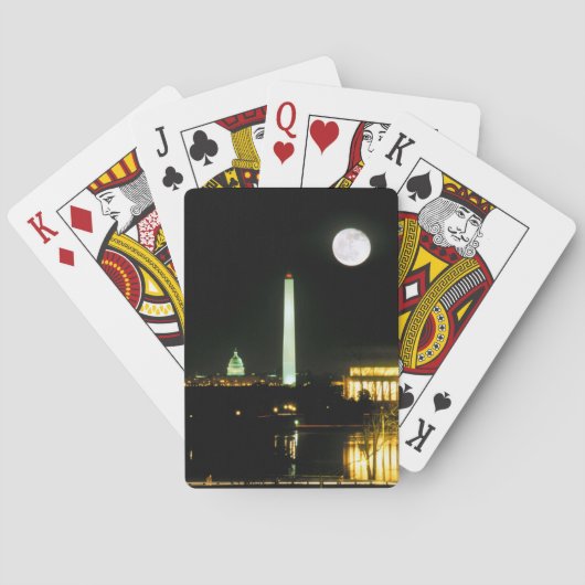 Jeu De Cartes Capitol Building, Lincoln Memorial, Washington (dos)