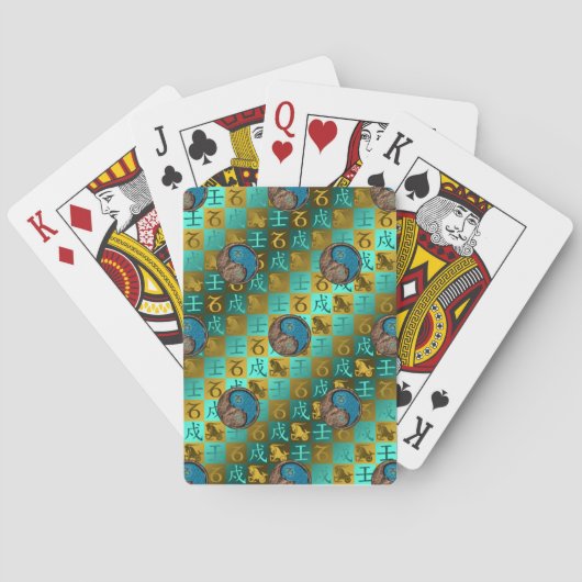 Jeu De Cartes Capricorne & Chien d'Eau (dos)