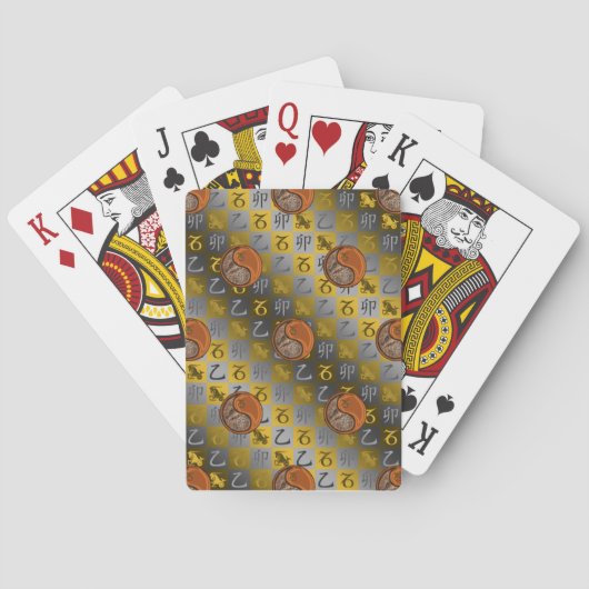Jeu De Cartes Capricorne & Lapin de Bois (dos)