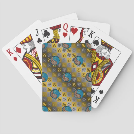 Jeu De Cartes Capricorne & Lapin d'eau (dos)