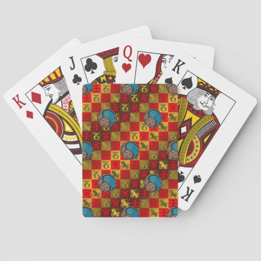 Jeu De Cartes Capricorne & Tigre d'eau (dos)