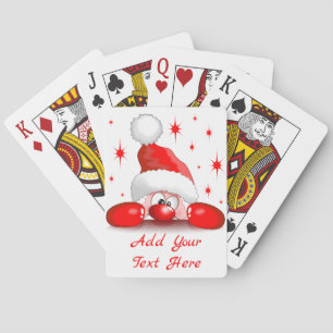 Jeu De Cartes Caractère de Pékin de la cute caricature Père Noël