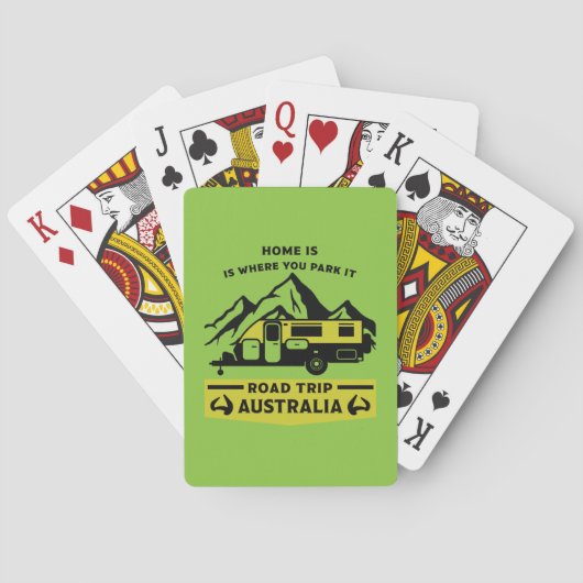 Jeu De Cartes Caravane australienne été (dos)