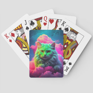 Jeu De Cartes Card Poker pour Amoureux de les chats