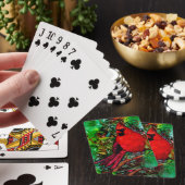 Jeu De Cartes Cardinal dans l'arbre (In Situ)