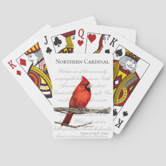 Jeu De Cartes Cardinal du Nord Art Bird Playing Cards