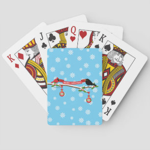 Jeu De Cartes Cardinal Et Cardinal En Branche - MERRY XMAS