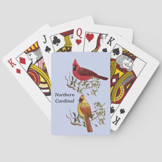 Jeu De Cartes Cardinal Rouge Couple Classique Cartes de Jeu (dos)