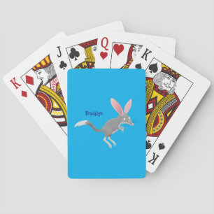 Jeu De Cartes Caricature de bilby australien très heureuse