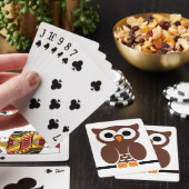 Jeu De Cartes Caricature de Owl (In Situ)