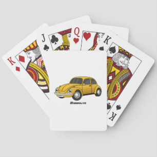 Jeu De Cartes Caricature de voiture classique