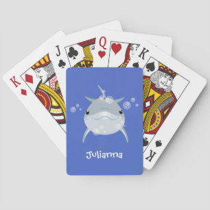 Jeu De Cartes Caricature joli dauphin kawaii kawaii
