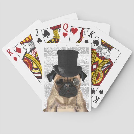 Jeu De Cartes Carlin, Hound officiel et Casquette (dos)
