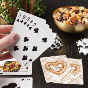 Jeu De Cartes Carmel Cream Heart Pretzel
