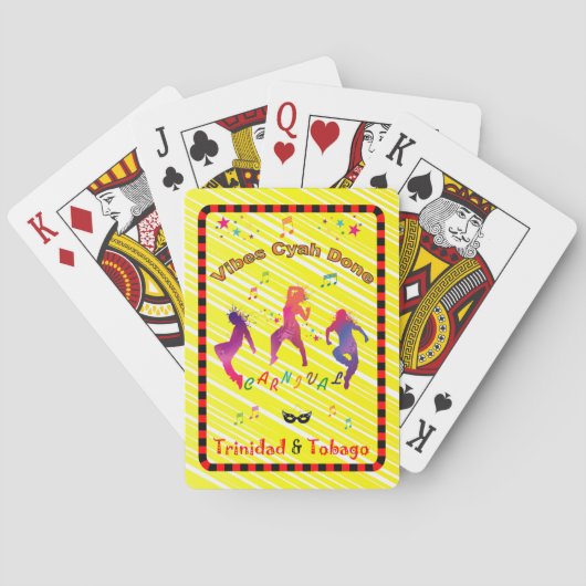 Jeu De Cartes Carnaval de Trinité-et-Tobago (dos)
