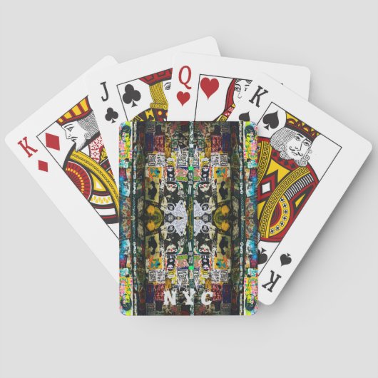 Jeu De Cartes Carnet de notes graffiti NYC NY Journal (dos)