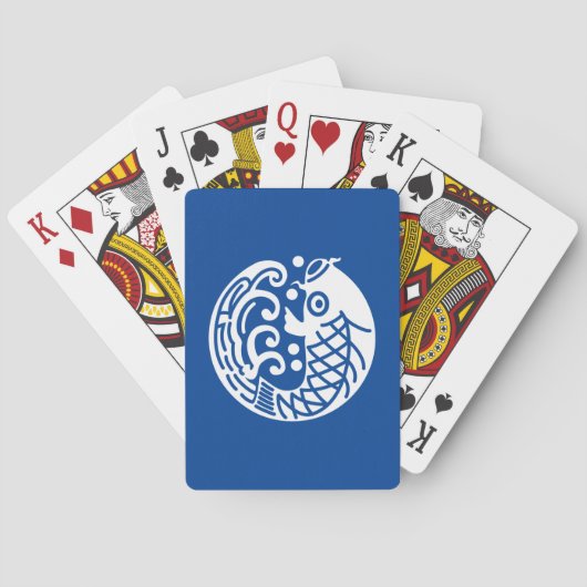 Jeu De Cartes Carpe et vague (dos)