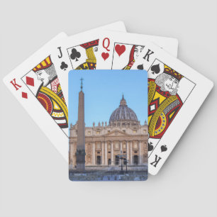Jeu De Cartes Carré Saint-Pierre en Cité du Vatican - Rome, Ital