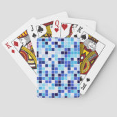 Jeu De Cartes Carrelage de la piscine, Carrelage en mosaïque ble (dos)