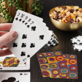 Jeu De Cartes Carrés avec cercles concentriques (In Situ)