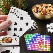 JEU DE CARTES CARRÉS DE CARRELAGE COLORÉ (In Situ)