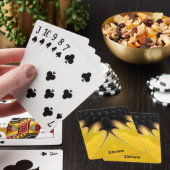 Jeu De Cartes CARSON ~ STUNNING ! Design noir et jaune (In Situ)