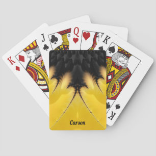 Jeu De Cartes CARSON ~ STUNNING ! Design noir et jaune