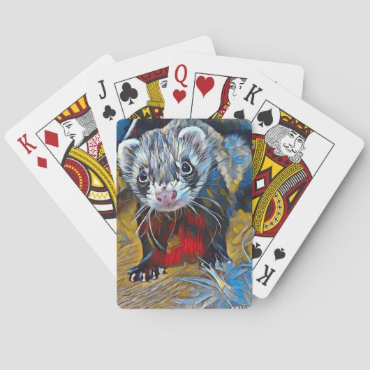 Jeu De Cartes Carte à jouer à Ferret (dos)