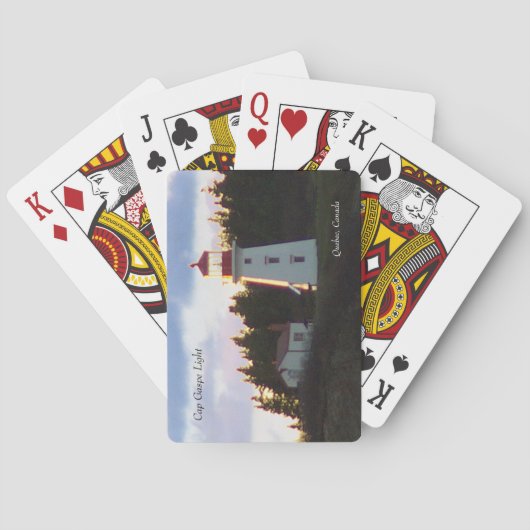 Jeu De Cartes Carte à jouer casquette Gaspe Light (dos)