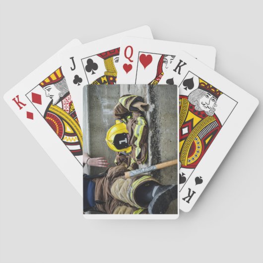 Jeu De Cartes Carte à jouer pour les pompiers (dos)