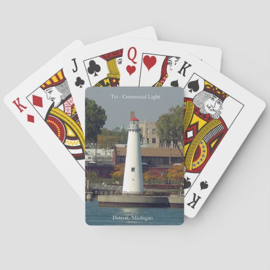 Jeu De Cartes Carte à jouer Tri Centennial Light (dos)