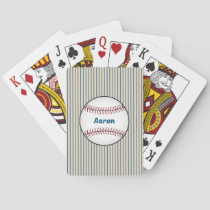 Jeu De Cartes Carte cadeau de base-ball personnalisée