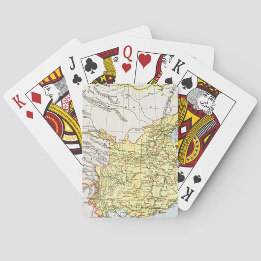 JEU DE CARTES CARTE : CHINE, 1910 (dos)