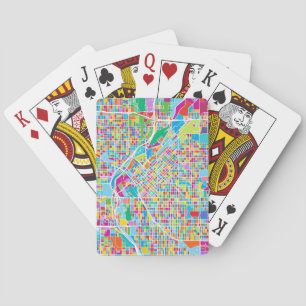 Jeu De Cartes Carte colorée de Denver