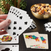 Jeu De Cartes Carte d'aquarelle du Costa Rica (In Situ)