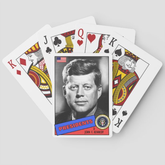 Jeu De Cartes Carte de baseball de John F. Kennedy (dos)