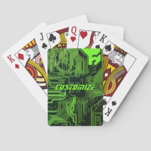 Jeu De Cartes Carte de circuit électronique écologique à circuit