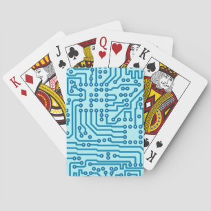 Jeu De Cartes Carte de circuit numérique électronique