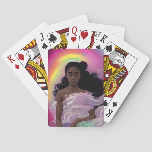 Jeu De Cartes Carte de jeu afro-américaine (dos)