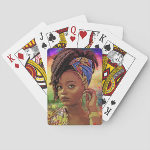 Jeu De Cartes Carte de jeu afro-américaine